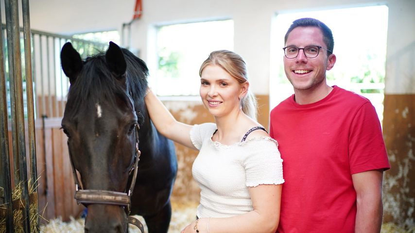 Lukas und Carolin bei "Bauer sucht Frau"