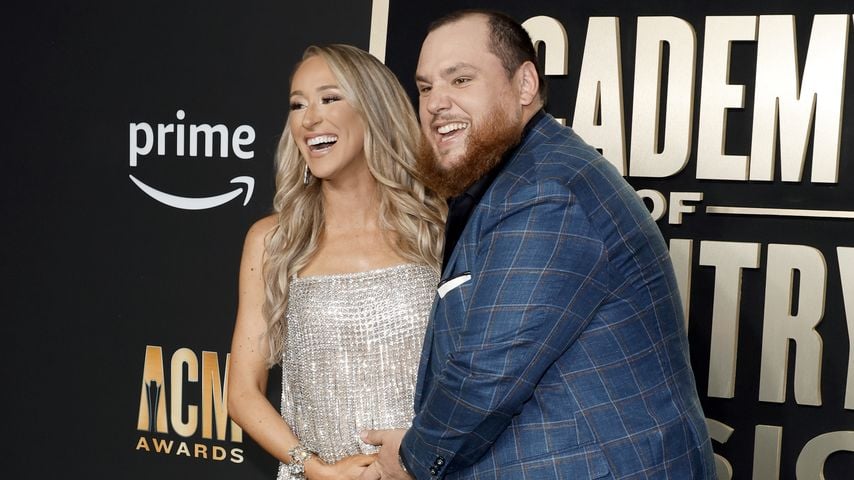 Luke Combs (r.) und seine Frau Nicole bei den Academy of Country Music Awards 2023