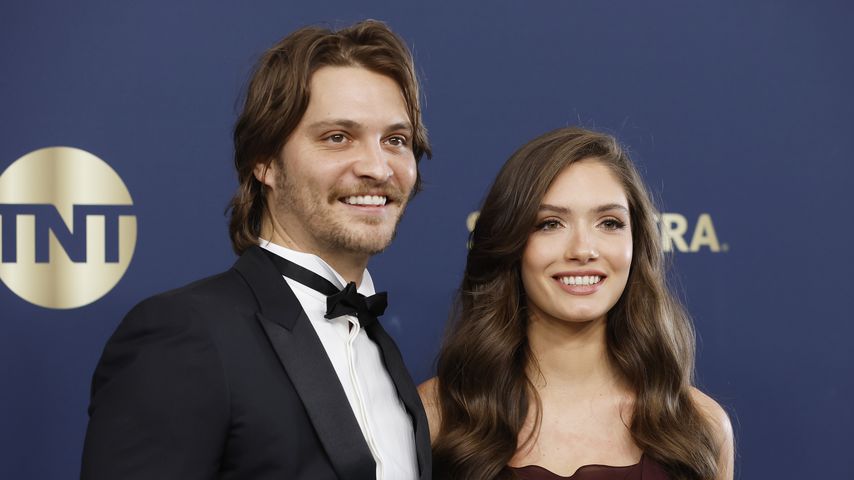 Luke Grimes und Bianca Rodrigues Grimes im Februar 2022