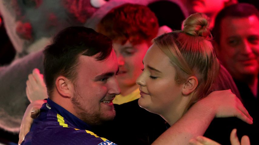 Luke Littler und seine Ex-Freundin Eloise Milburn, Januar 2024