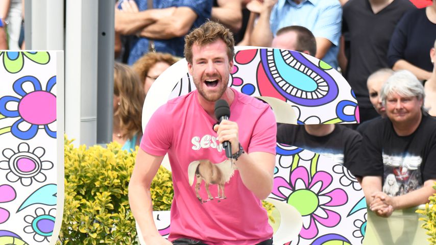 Luke Mockridge bei seinem Auftritt im "ZDF Fernsehgarten"