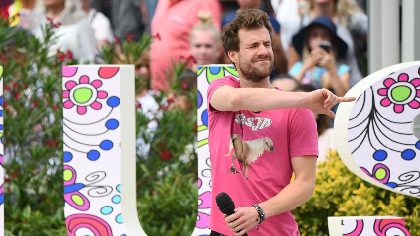 Luke Mockridge bei seinem Auftritt im "ZDF Fernsehgarten"