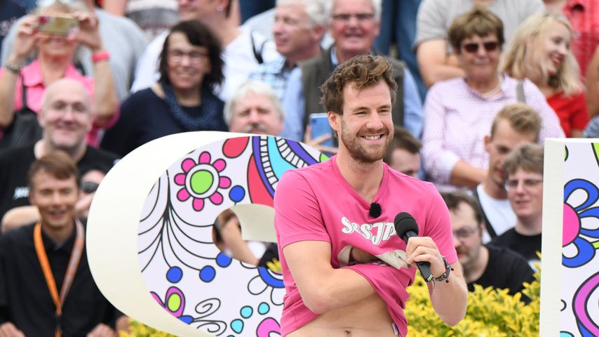 Luke Mockridge bei seinem Auftritt im "ZDF-Fernsehgarten"