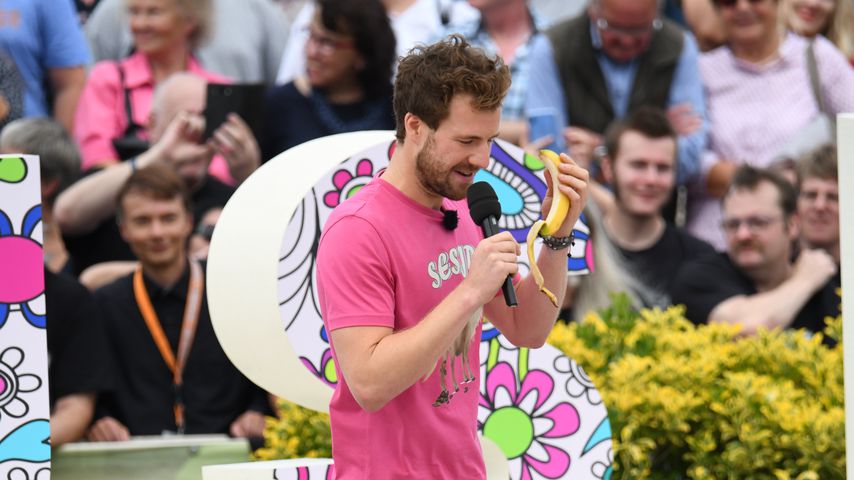 Luke Mockridge bei seinem Auftritt im "ZDF-Fernsehgarten"