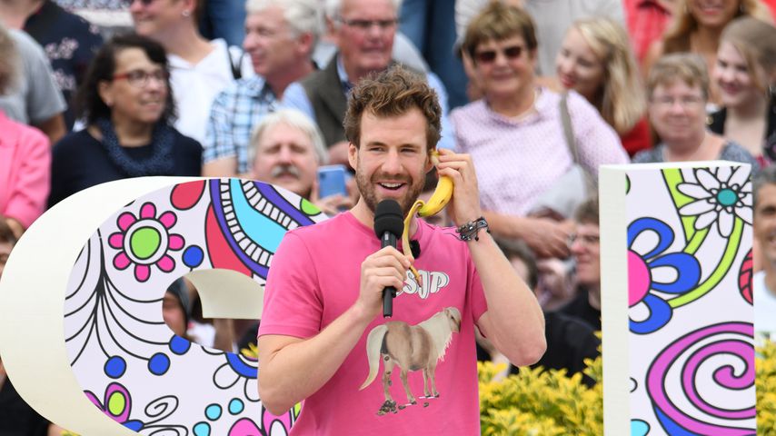 Luke Mockridge bei seinem Auftritt im "ZDF-Fernsehgarten"