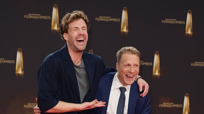 Luke Mockridge und Oliver Pocher beim Deutschen Fernsehpreis 2023
