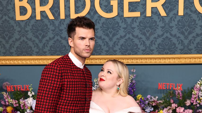 Luke Newton und Nicola Coughlan bei der Premiere von "Bridgerton" 2024