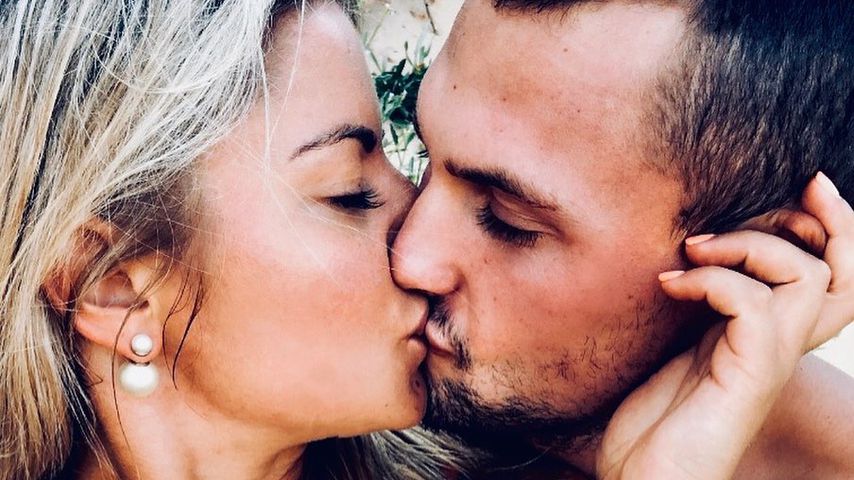Luke Packham und seine Partnerin, Dezember 2019