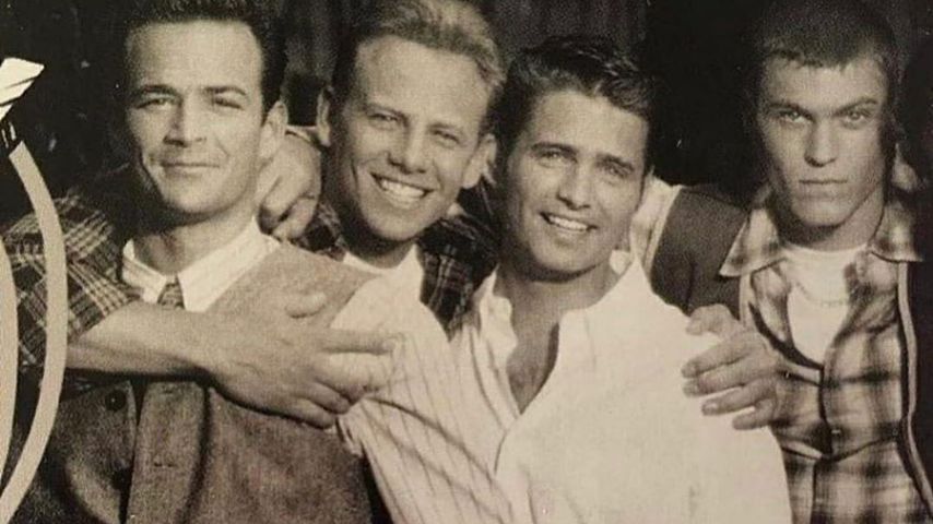 Luke Perry, Ian Ziering, Jason Priestley und Brian Austin Green