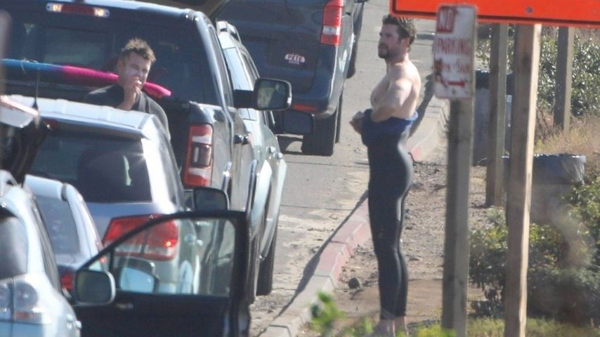 Luke und Liam Hemsworth in Malibu im November 2019