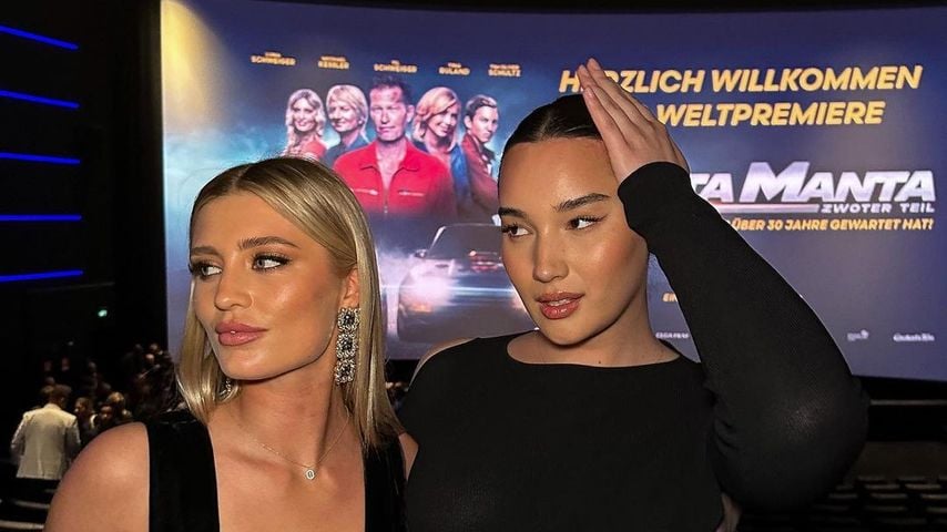 Luna Schweiger und Alex Mariah Peter bei der "Manta, Manta -Zwoter Teil"-Premiere, März 2023