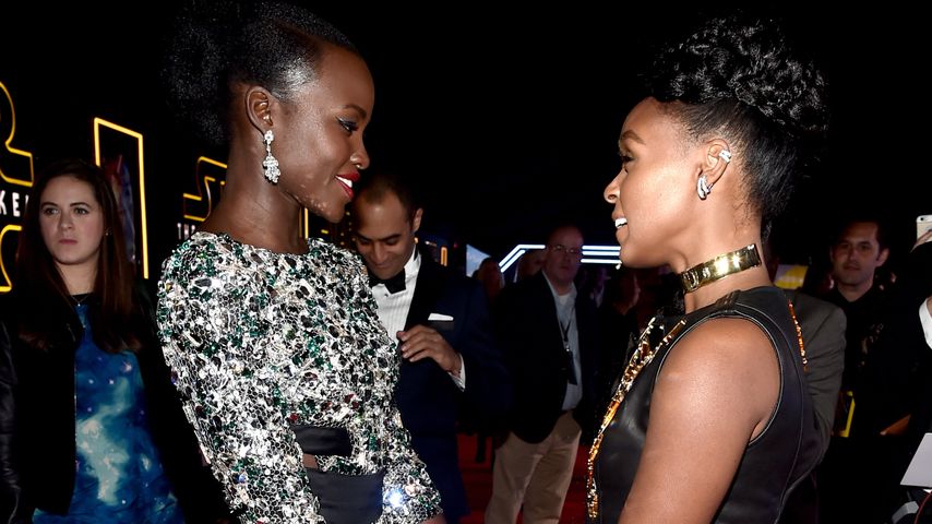 Lupita Nyong'o und Janelle Monáe im Jahr 2015