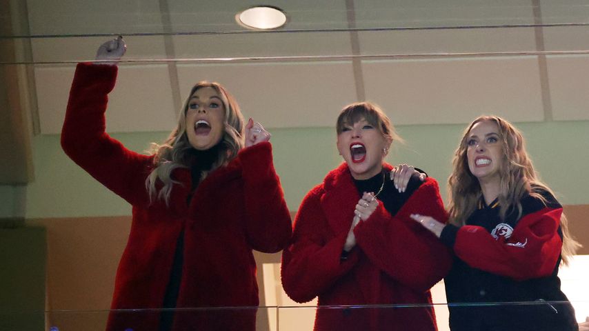 Lyndsay Bell, Taylor Swift und Brittany Mahomes, Dezember 2023