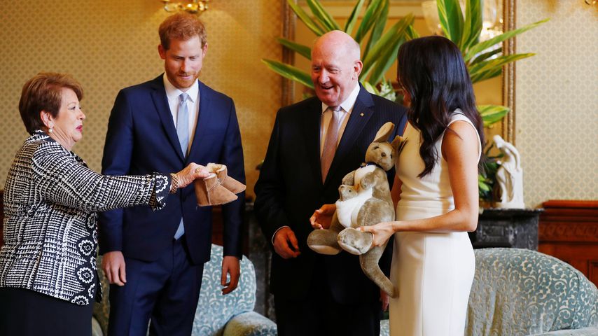 Lynne Cosgrove, Prinz Harry, Peter Cosgrove und Herzogin Meghan