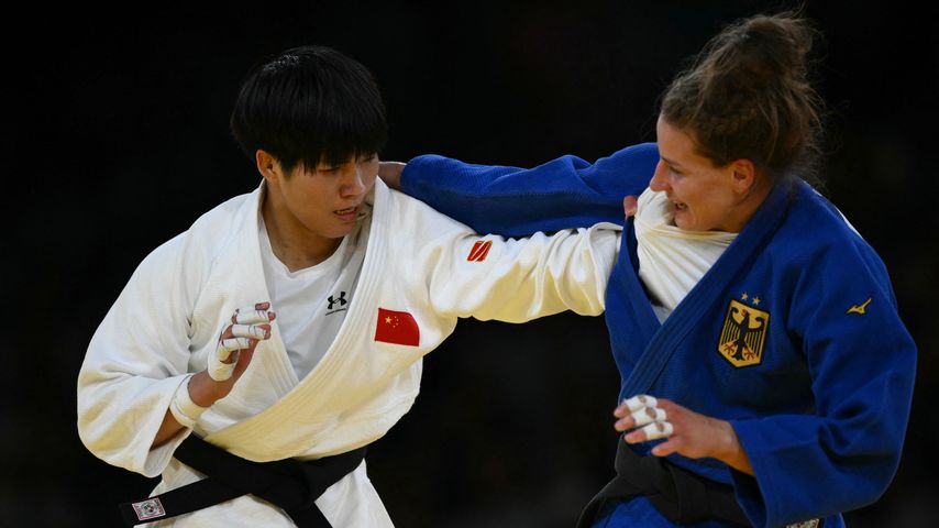 Ma Zhenzhao und Anna-Maria Wagner bei Olympia, 2024