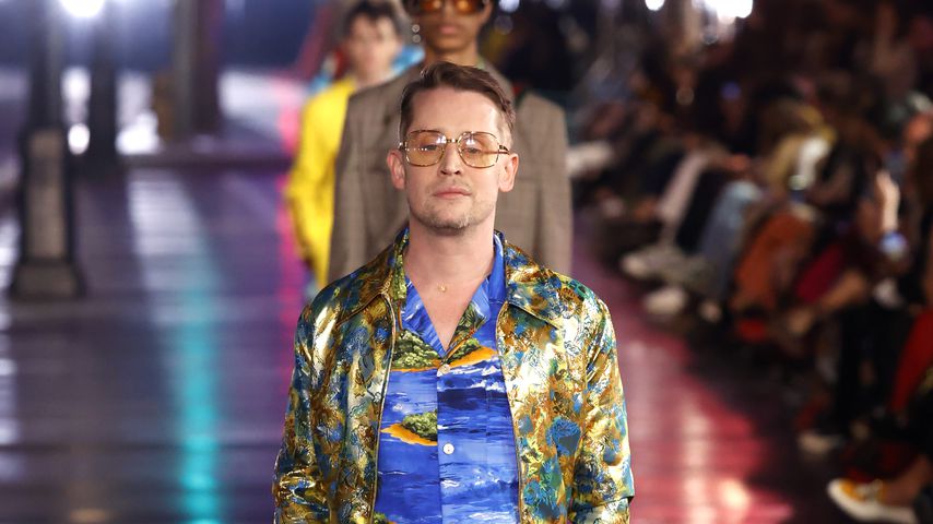 Auch Macaulay Culkin: Filmstars laufen für Gucci-Fashionshow
