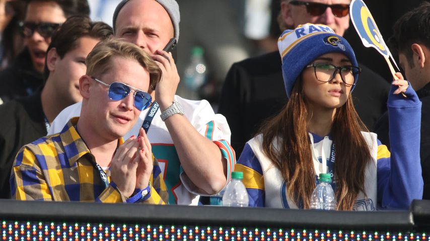 Nicht "allein zu Haus": Macaulay Culkin mit Brenda unterwegs