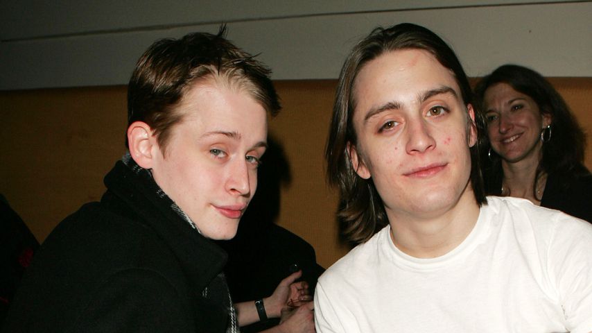 Macaulay Culkin und sein Bruder Kieran Culkin, 2005