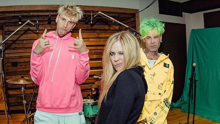 Machine Gun Kelly, Avril Lavigne und Mod Sun im Dezember 2020