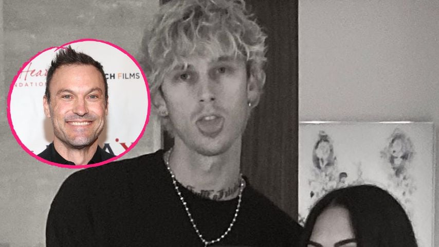 Kein Drama: MGK, Megan Fox und Ex Brian verstehen sich super