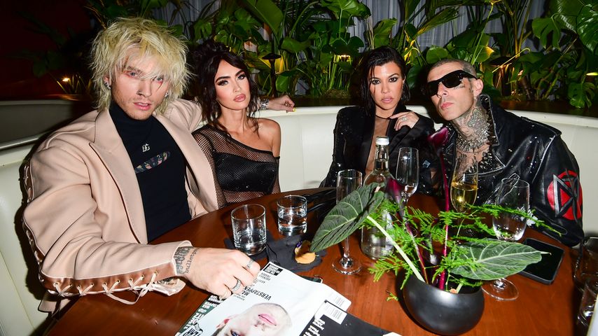 Machine Gun Kelly, Megan Fox, Kourtney Kardashian und Travis Barker