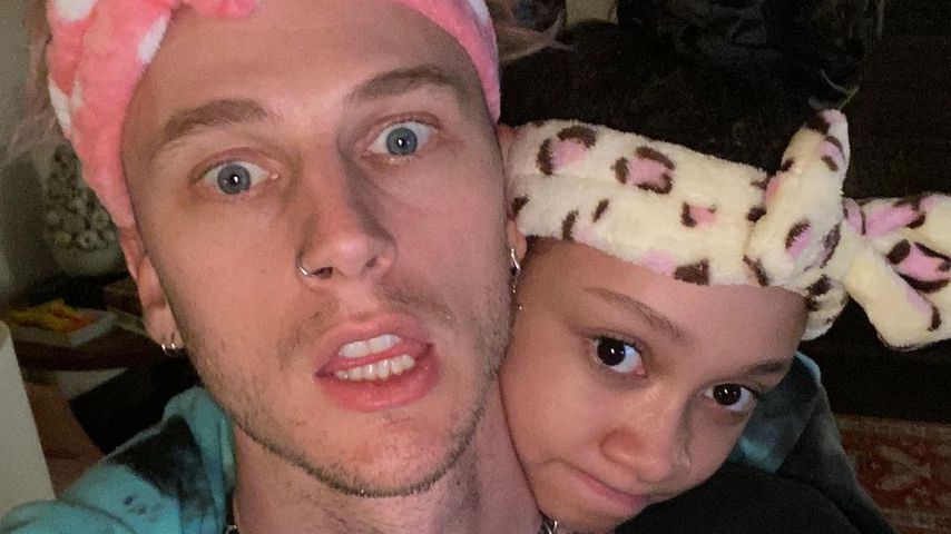 Machine Gun Kelly mit seiner Tochter Casie