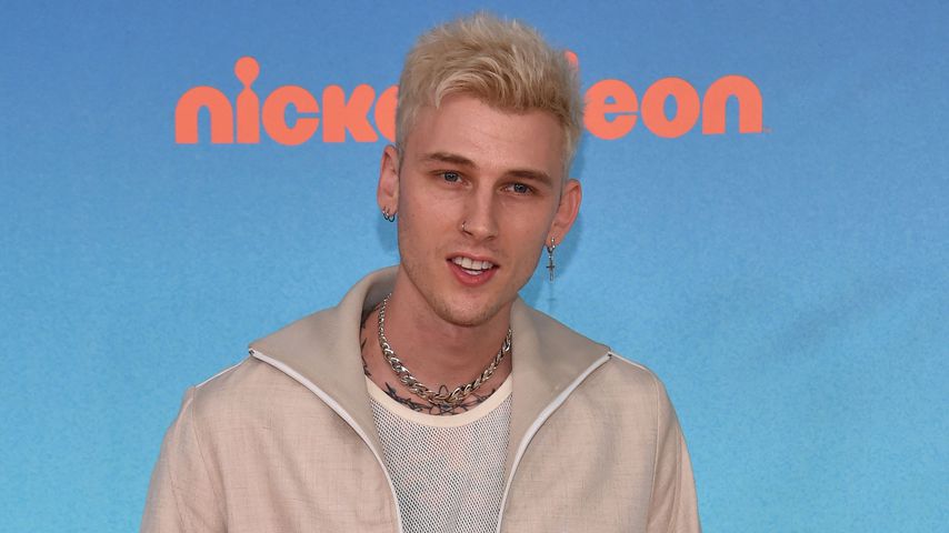 Machine Gun Kelly mit seiner Tochter Casie Colson Baker, 2019