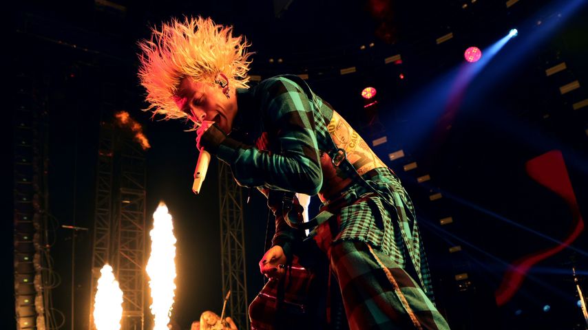 Machine Gun Kelly bei der Super-Bowl-Party 2023