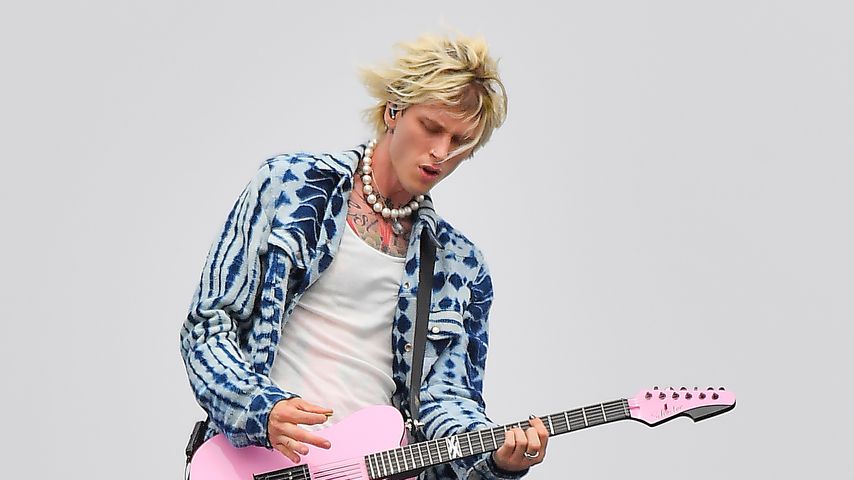 Machine Gun Kelly bei seinem Dachterrassen-Konzert im Juni 2021