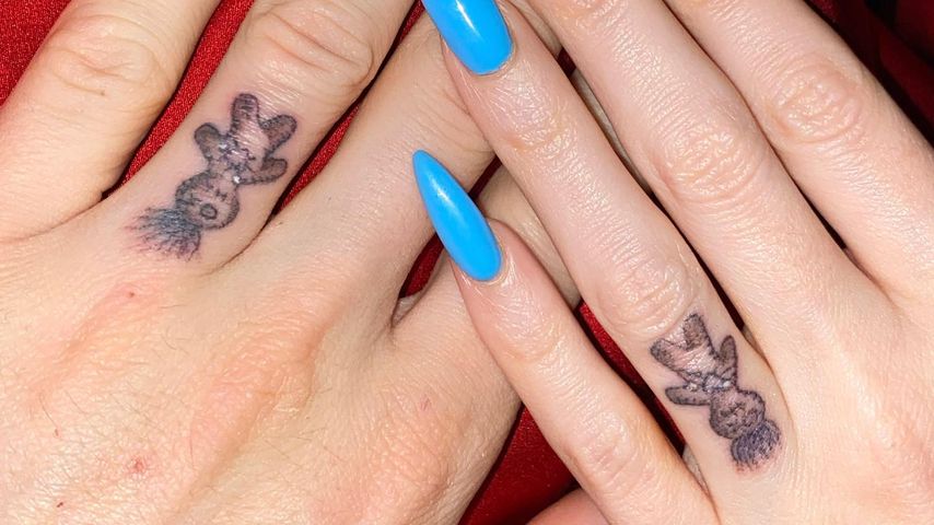 Machine Gun Kelly und Megan Fox' Fingertattoos