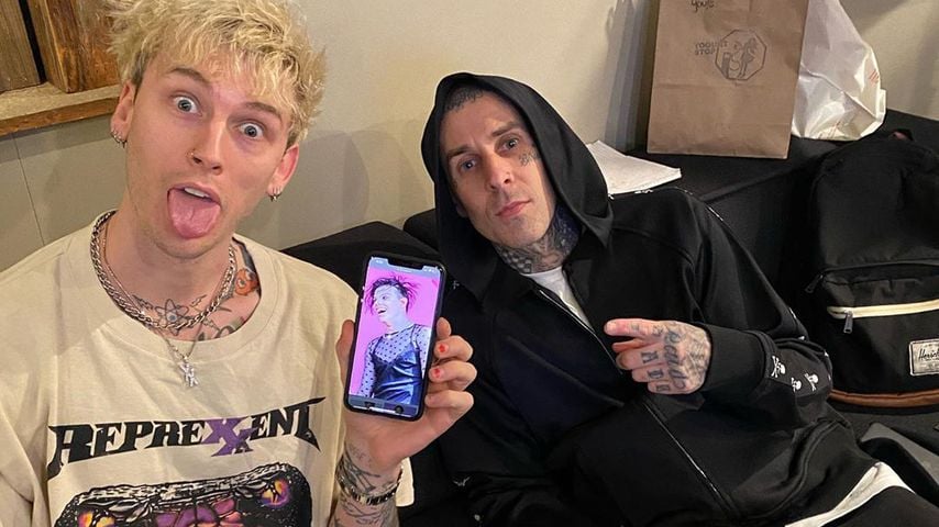 Machine Gun Kelly und Travis Barker, Januar 2020