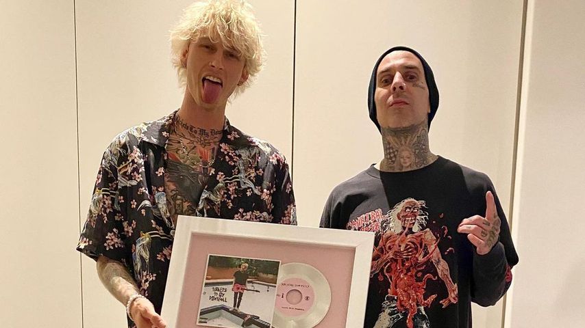 Machine Gun Kelly und Travis Barker im Oktober 2020