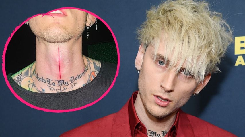 Schmerzhafte Stiche: Machine Gun Kelly zeigt neues Tattoo