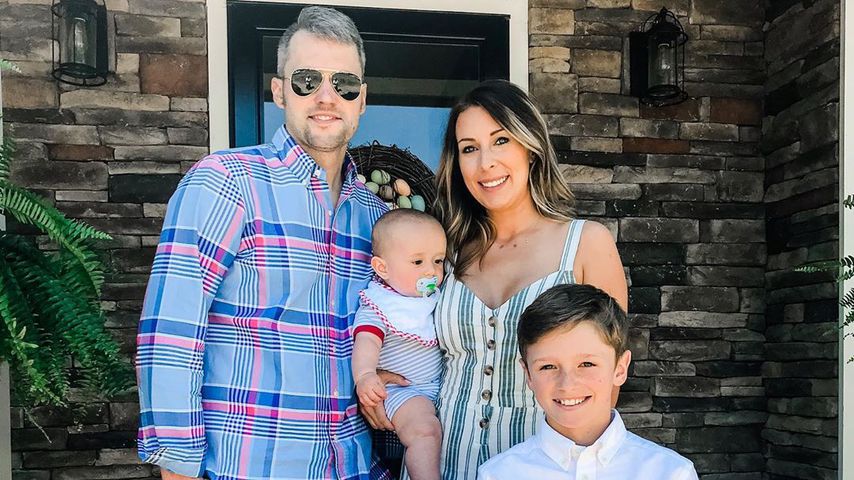 Mackenzie Edwards mit ihrem Mann Ryan und den Kindern, April 2019