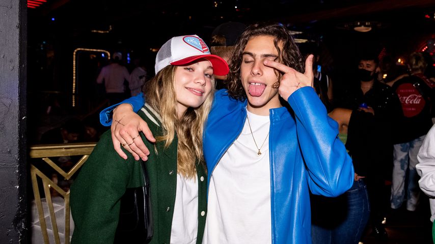 Maddie Ziegler mit Eddie Benjamin, Oktober 2021