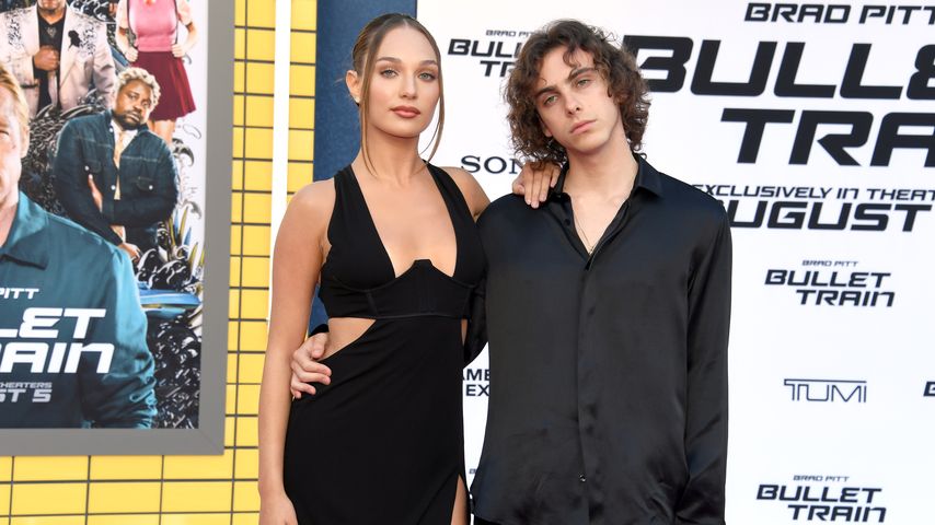 Maddie Ziegler und Eddie Benjamin bei der Premiere von "Bullet Train"