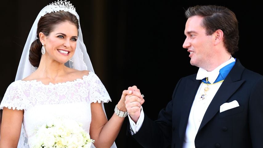 Madeleine von Schweden und Chris O'Neill 2013 an ihrem Hochzeitstag