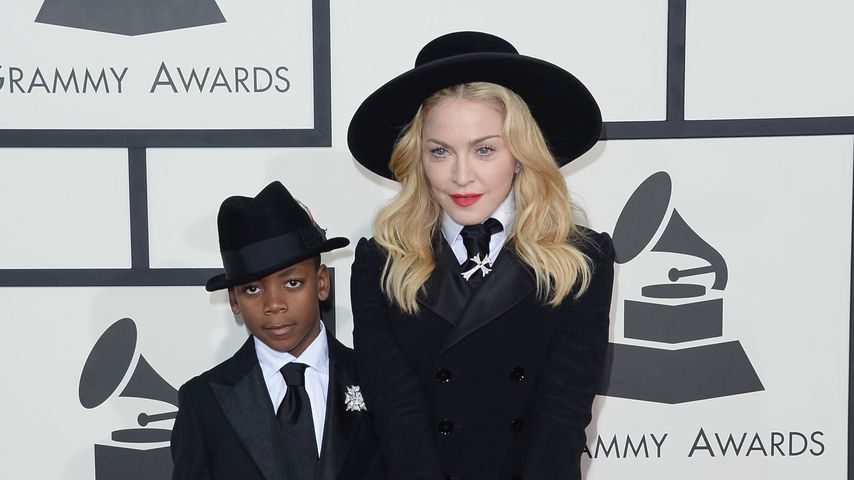 Madonna und ihr Sohn David im Januar 2014