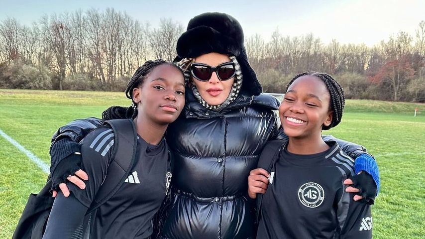 Beim Fußballspiel: So normal ist Madonna als Sechsfach-Mama