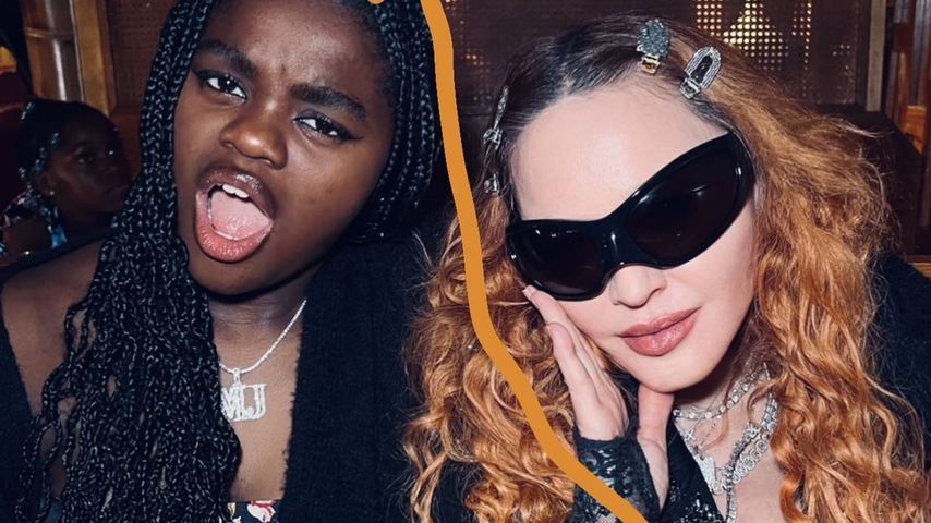 Madonna mit ihrer Tochter Mercy James