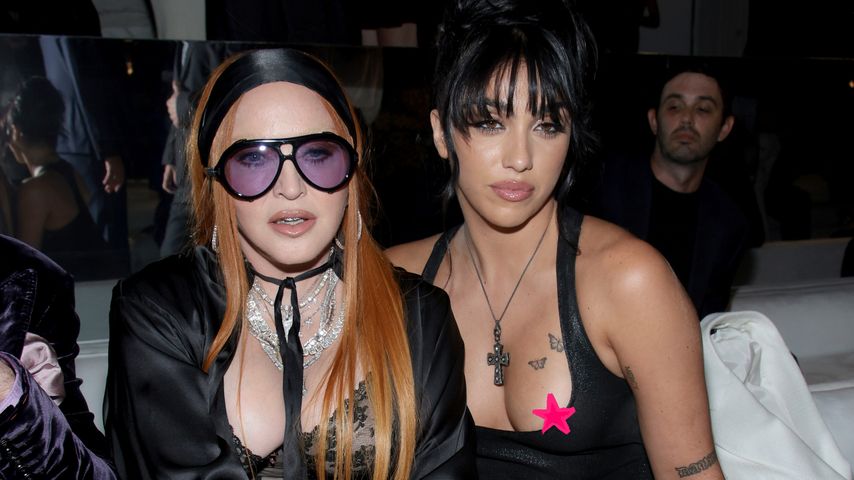 Collage: Madonna und Tochter Lourdes bei der NYFW im September 2022