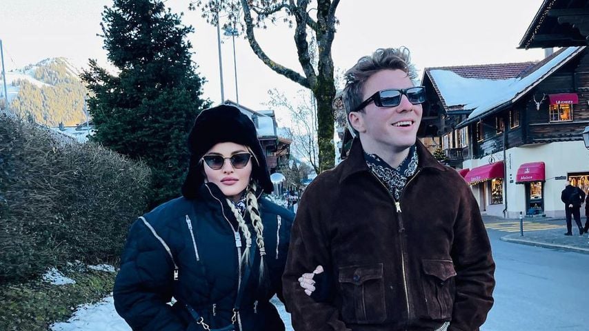 Madonna mit ihrem Sohn Rocco