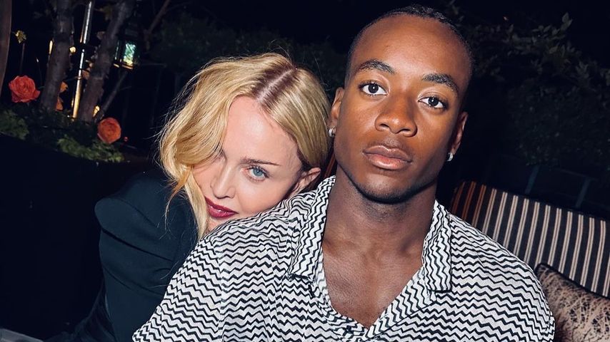 Madonna mit ihrem Sohn David Banda Mwale im Juli 2023