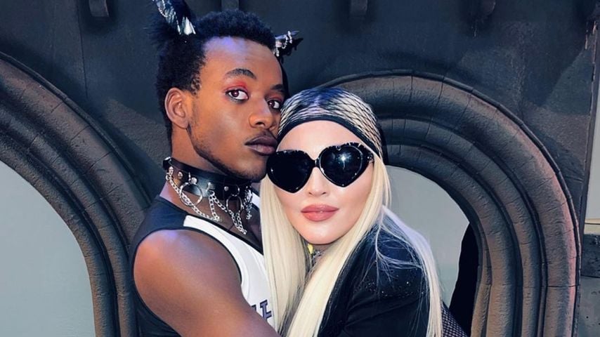 Madonna und ihr Sohn David Banda Mwale im Februar 2022