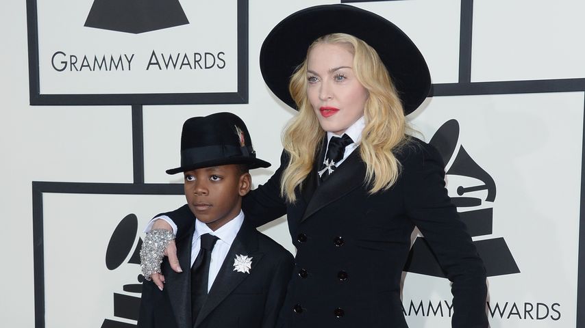 Madonna und ihr Sohn David im Jahr 2014