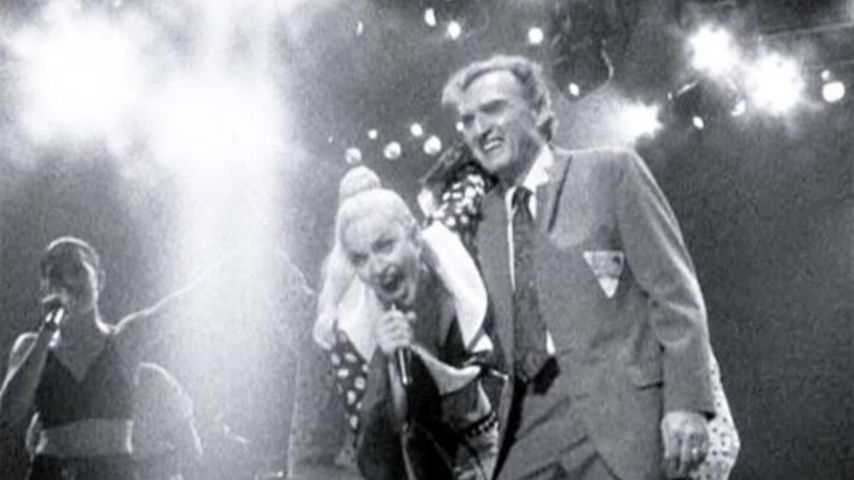 Madonna und ihr Vater bei einem früheren Konzert seiner Tochter