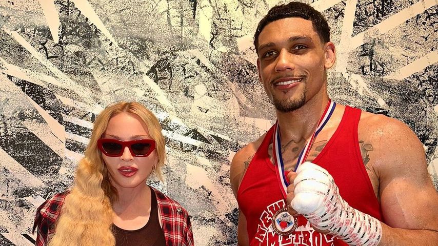 Madonna besucht nach Zusammenbruch Boxwettkampf von Freund