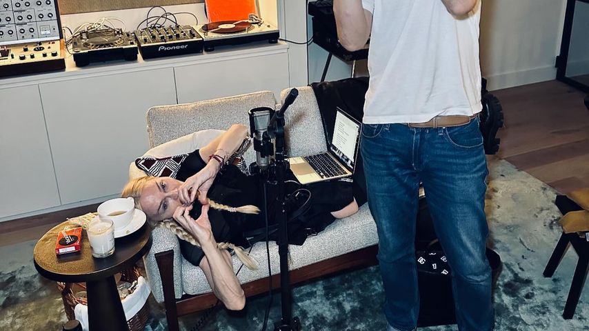 Madonna und Stuart Price im Studio, 2024