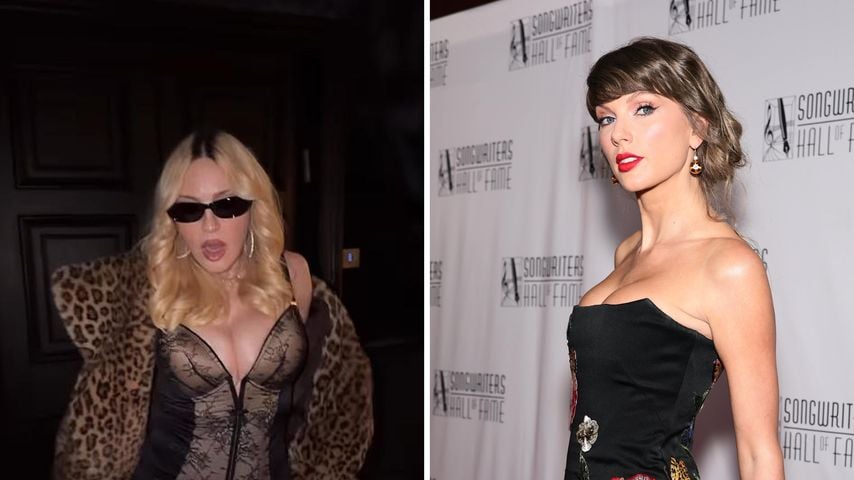 Collage: Madonna und Taylor Swift