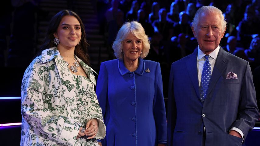 Mae Muller, Königin Camilla und König Charles, April 2023